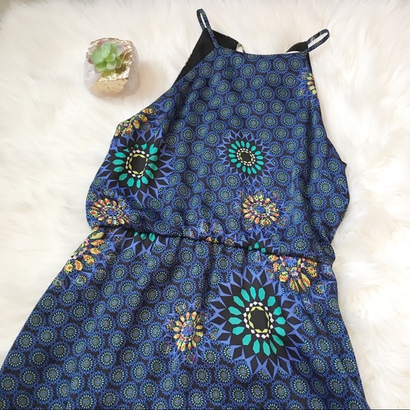 Laundry Blue Mandala Halter Dress - Picture 2 of 8